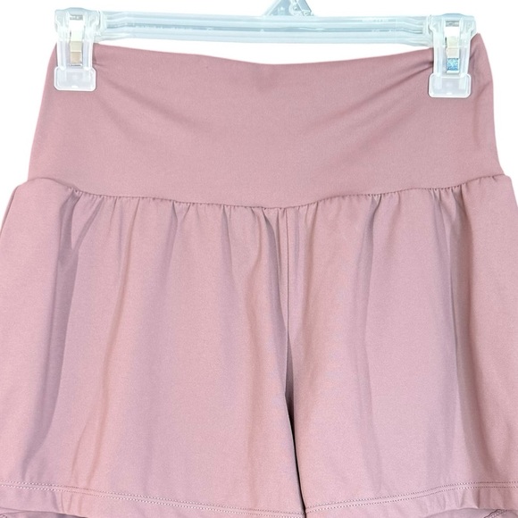 Vuori Performance Dream Knit Rose Mauve High Rise Lined Shorts Women’s Size S - Picture 7 of 13